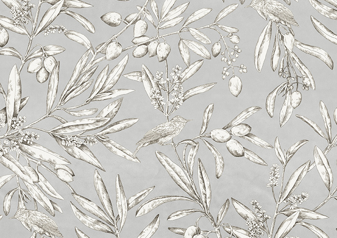 Aviary Velvet, Feather Grey - Twist&Fit Roman Blind - Image 7